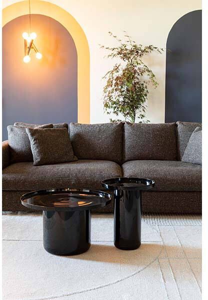 Zuiver Bijzettafel Shiny Bomb zwart