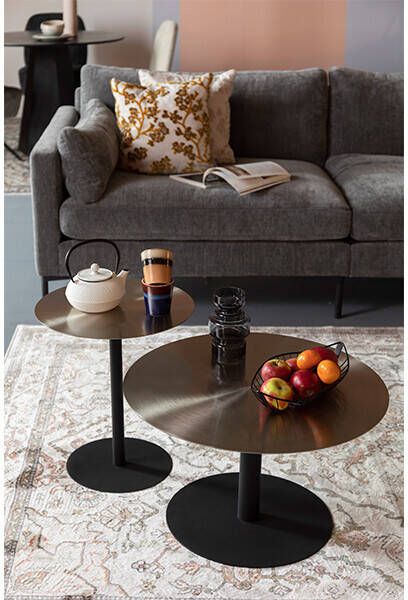 Zuiver Bijzettafel Snow Brushed satin