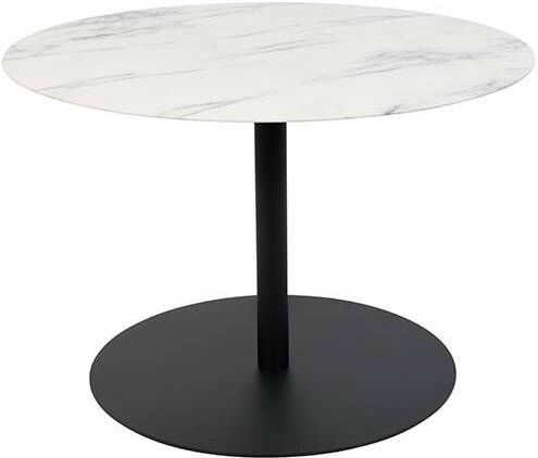 Zuiver Snow Sidetable Staal Rond 40 x Ø60 cm Marmer