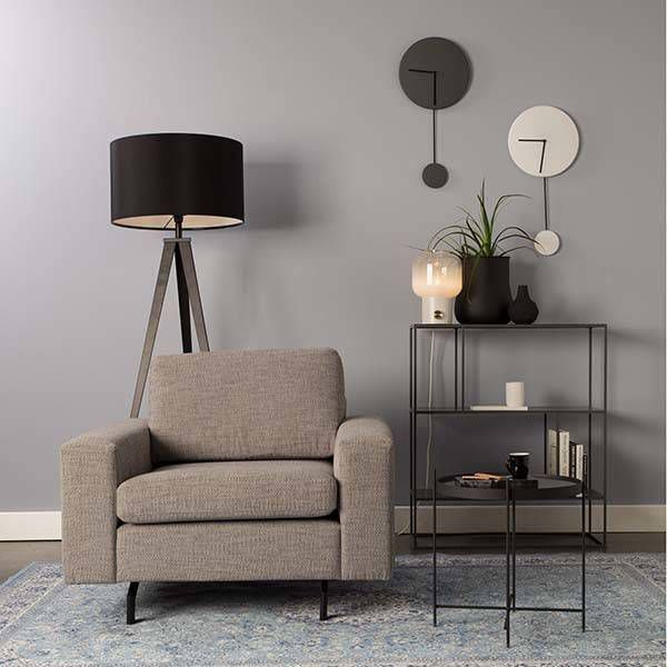 Zuiver Jean Fauteuil Polyester 99 x 94 cm Grijs