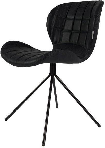 Zuiver Eetkamerstoel Chair OMG LL Zwart