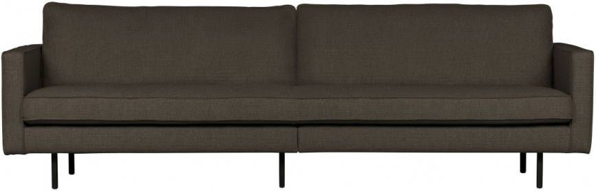 BePureHome Bank 'Rodeo' Stretched 3 zits, kleur Warm Grey/Brown