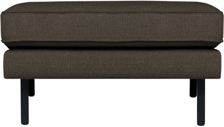 Trendhopper Rodeo Stretched Hocker Op Poten Warm Grey/brown